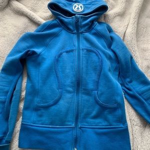 Lululemon Blue scuba jacket